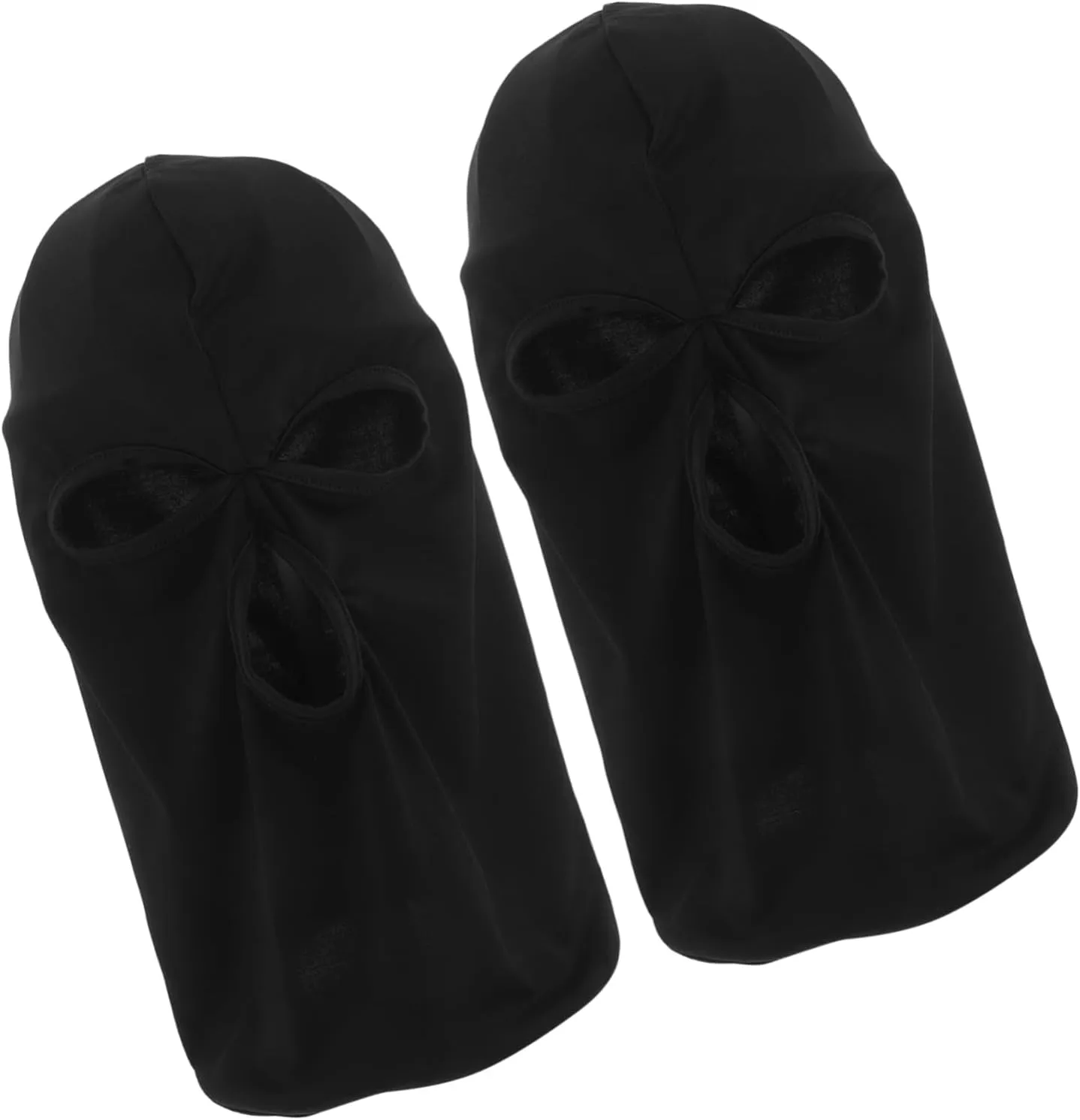 2pcs Balaclava Face Mask Breathable Cooling Headgear for Outdoor Activities Running Cycling Motorcycle UV Protection for Men and Women Full Face Coverage Comfortable Fit Black