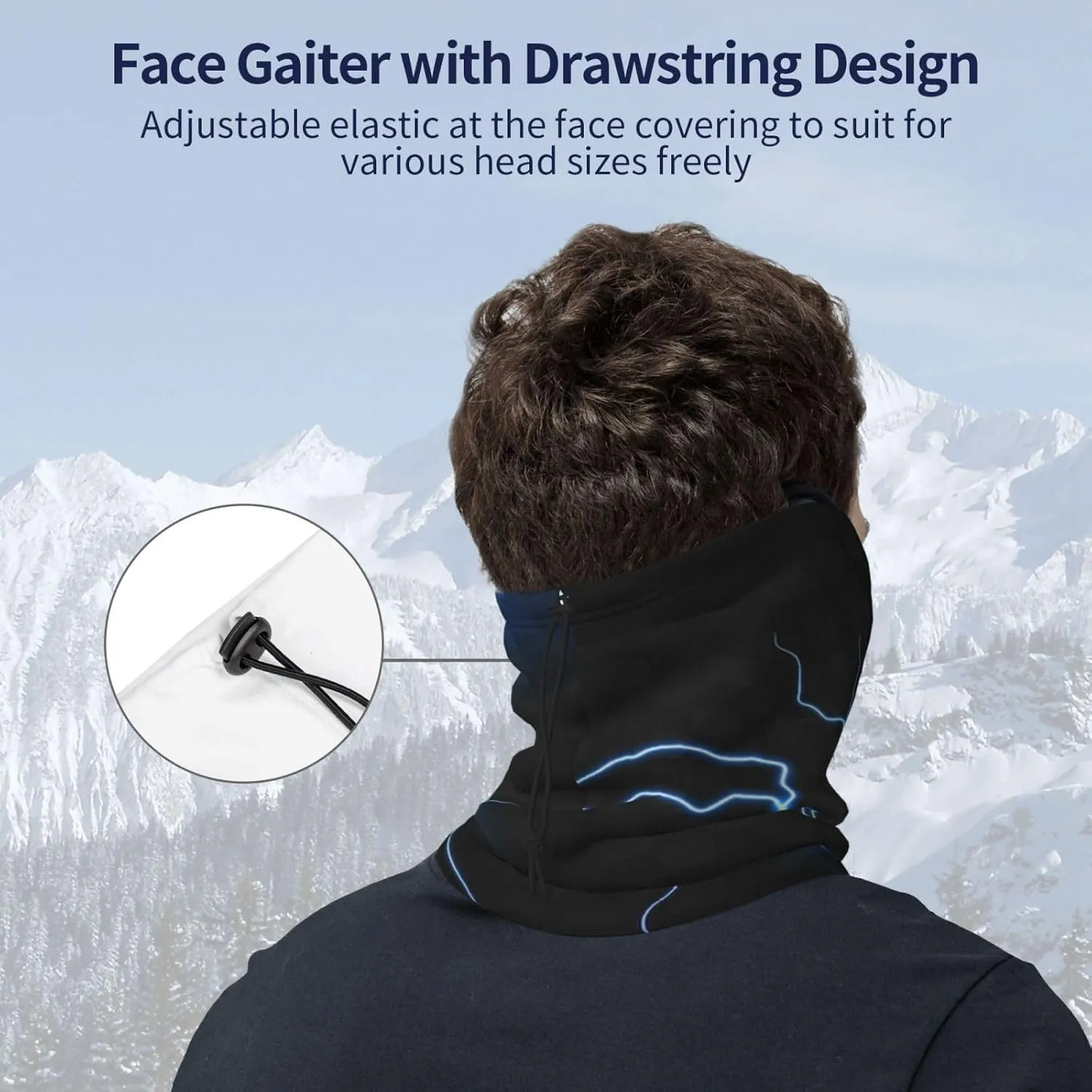 American And El Salvador Flag Neck Gaiter For Women Men, Face Mask, Neck Wrap, Head Scarf Windproof Face Scarf