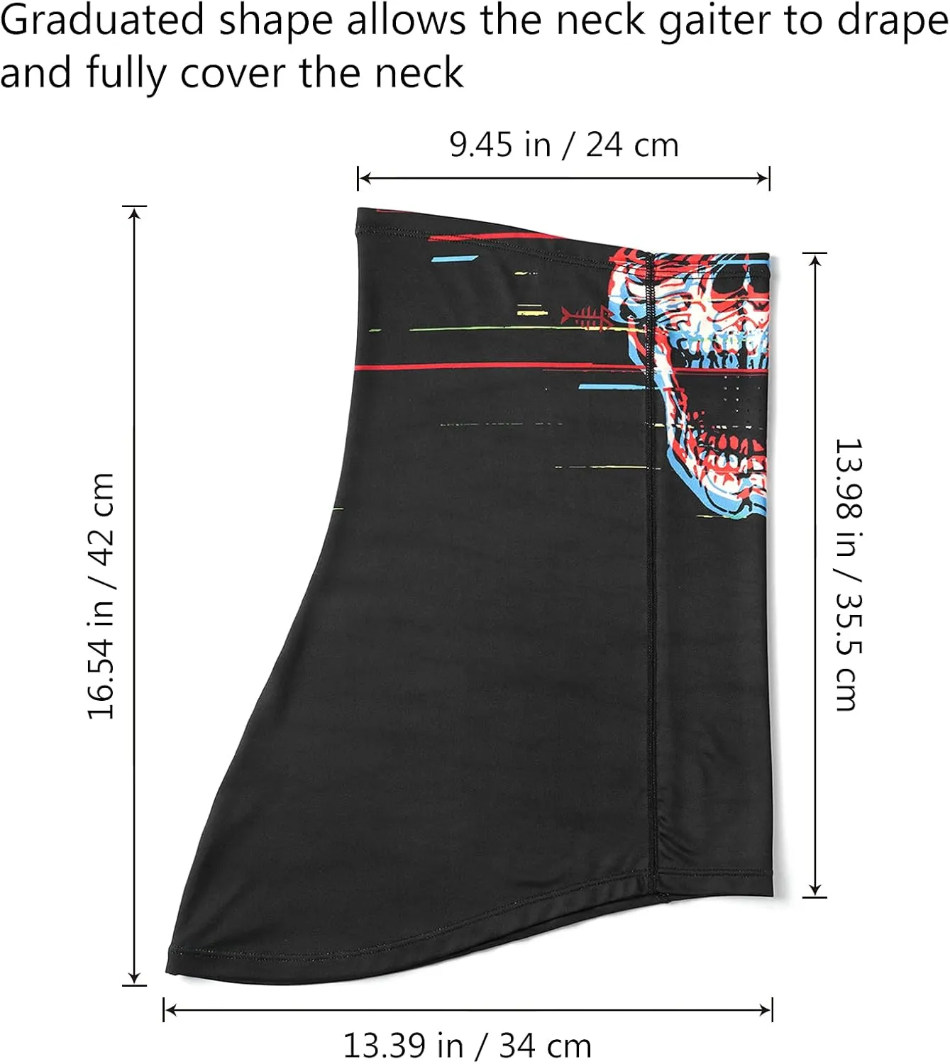 BASSDASH Neck Gaiter Mask UPF 50 Sun Protection for Men & Women, Fishing, Hiking, Outdoor
