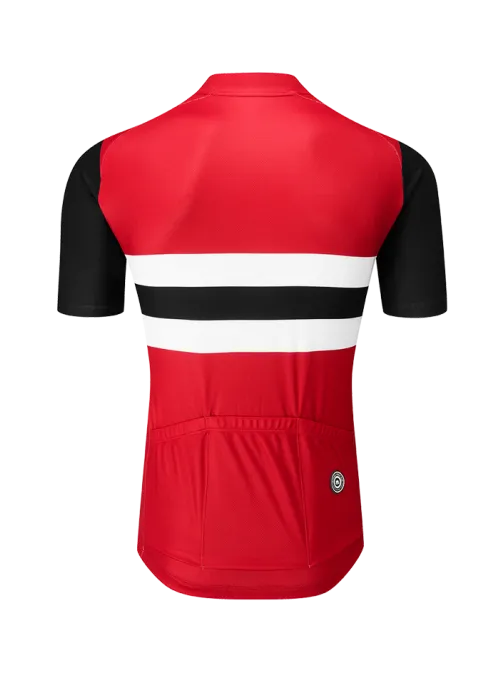 Chapeau! Tempo Block Stripe Jersey - Devon Red