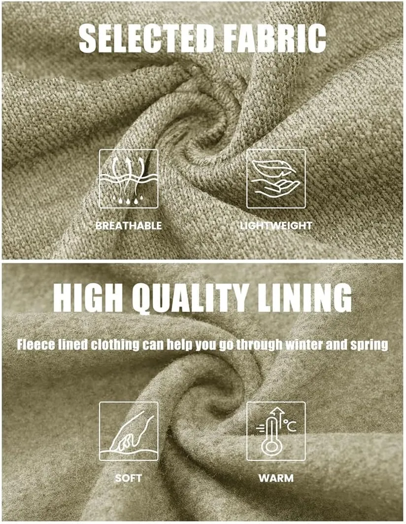 Men Classic Full Zip Knitted Sweater Soft Warm Fleece Jacket Hiking Sports Casual Coat