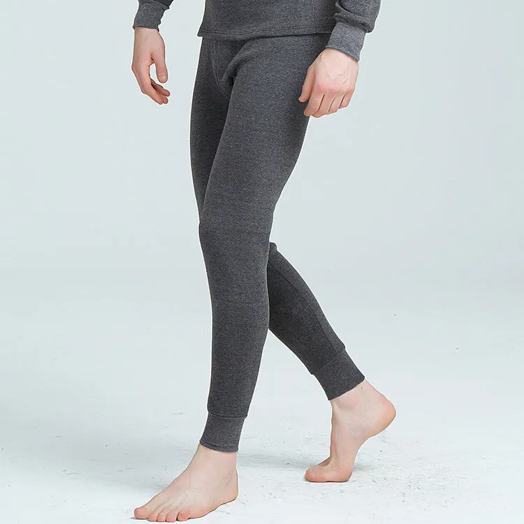 Men's Velvet Thick Round Neck Thermal Wear