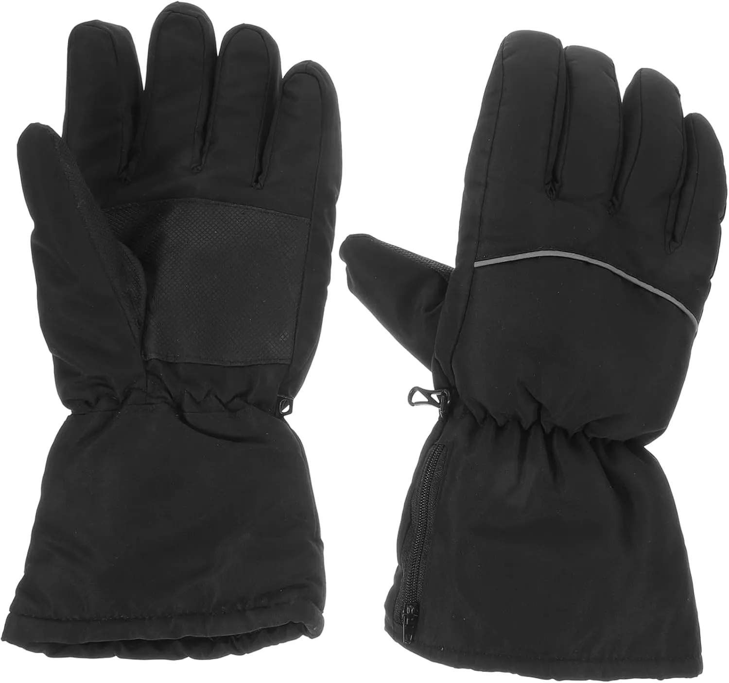 Mipcase 1pair Thermal Heated Gloves for Insulated Mittens for Skiing Camping Hunting Battery Powered Comfortable Aa Batteries Required Not Included