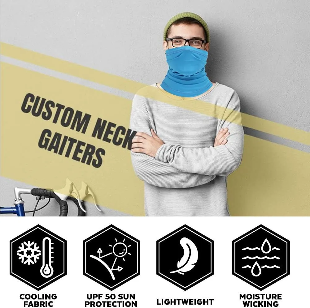 Neck Gaiter Face Mask, Face Cover Scarf Breathable Cooling Mask Neck Cover for Fishing Cycling Hiking Outdoors