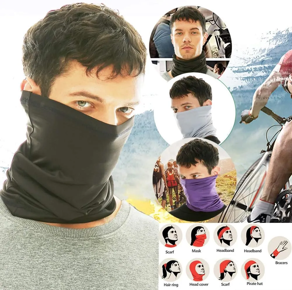 Neck Gaiter Face Mask, Face Cover Scarf Breathable Cooling Mask Neck Cover for Fishing Cycling Hiking Outdoors