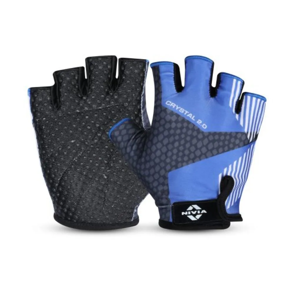 Nivia Crystal 2.0 Fitness Glove Large - Purple