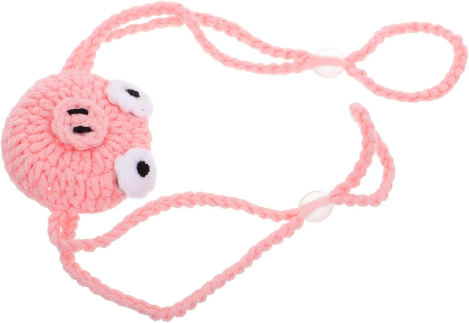 NOLITOY Winter Nose Warming Cover Crochet Windproof Mask Warm Nose Cold Weather Accessory Furry Headwear