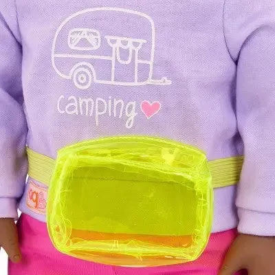 Our Generation Elissa 18'' Camping Doll & Accessories Set