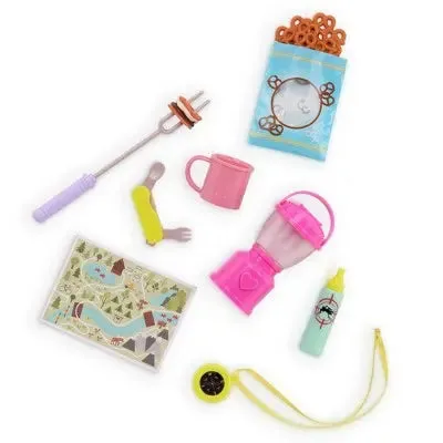Our Generation Elissa 18'' Camping Doll & Accessories Set