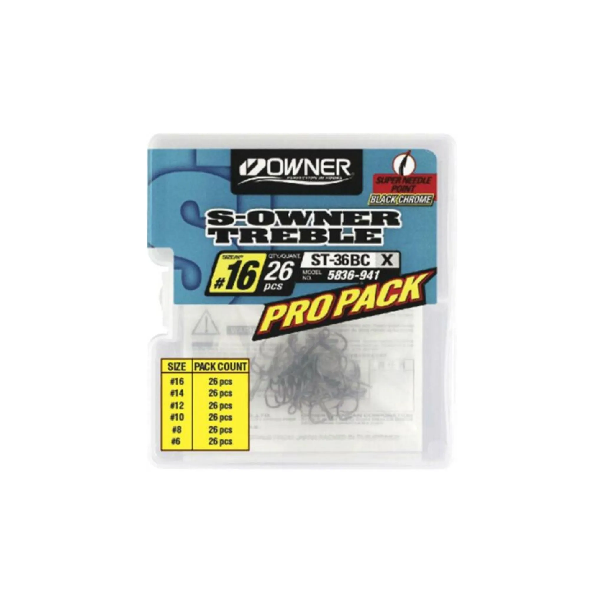 Owner Treble ST36BC Pro Pack