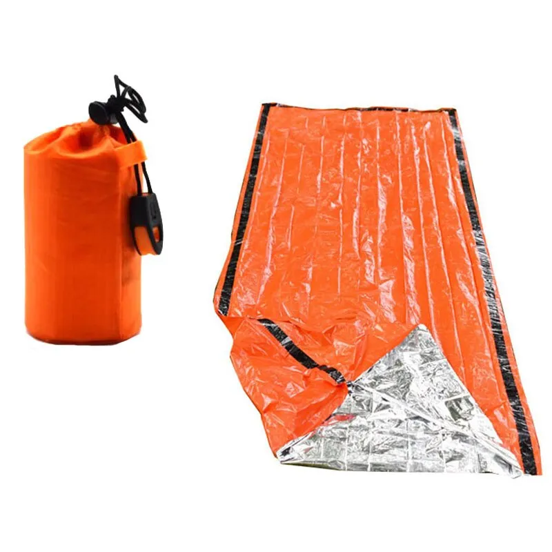 Portable Waterproof Emergency Survival Sleeping Bag Mountaineering Emergency Raincoat