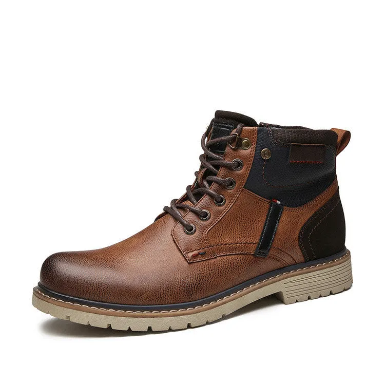 Short plush warm snow boots