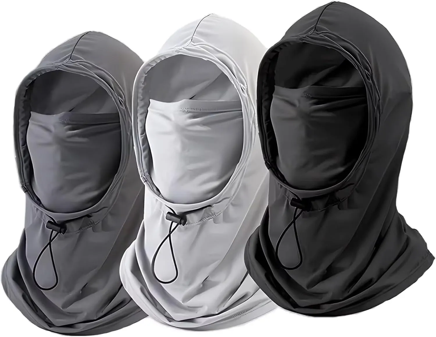 Summer Ski Mask Balaclava Face Mask, Breathable Windproof Sun Protection Hood, Hiking Full Cover