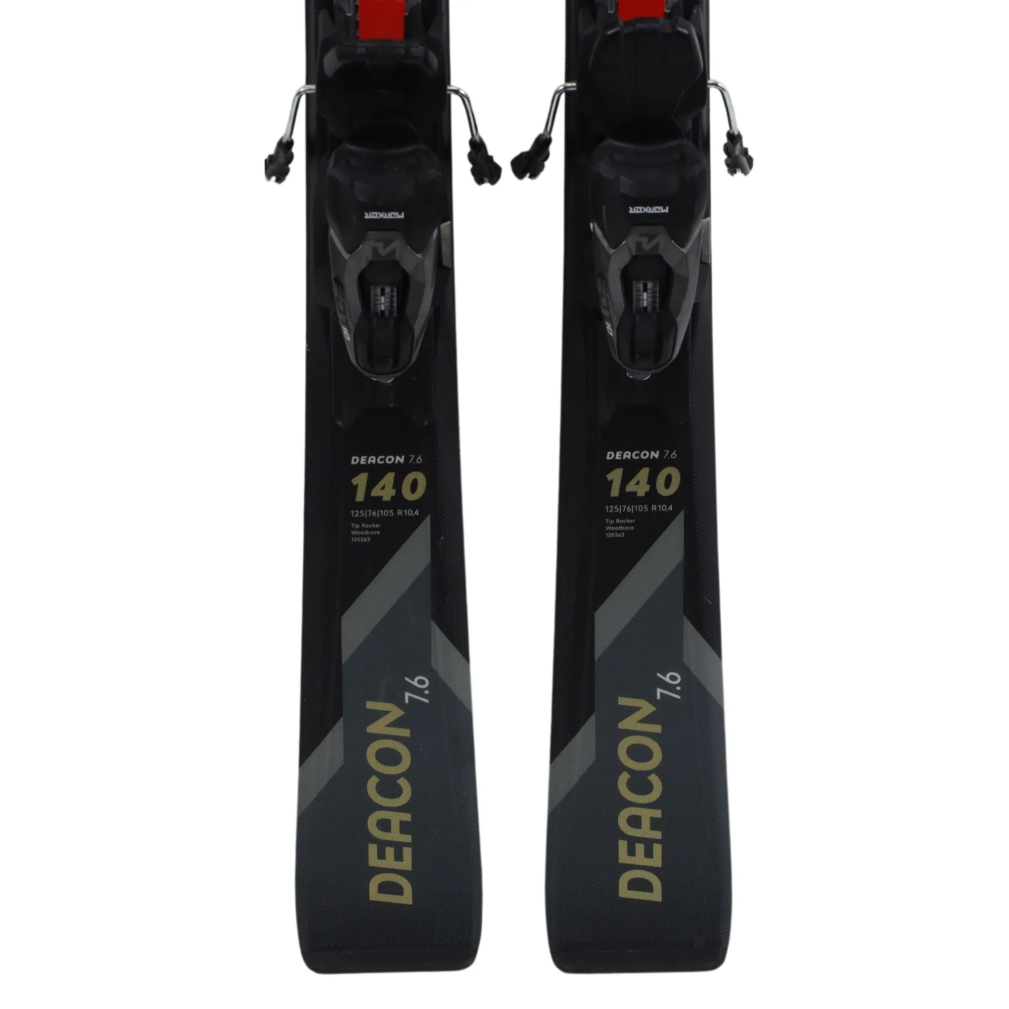 Volkl Deacon 7.6 140cm   FDT10 System Bindings - USED