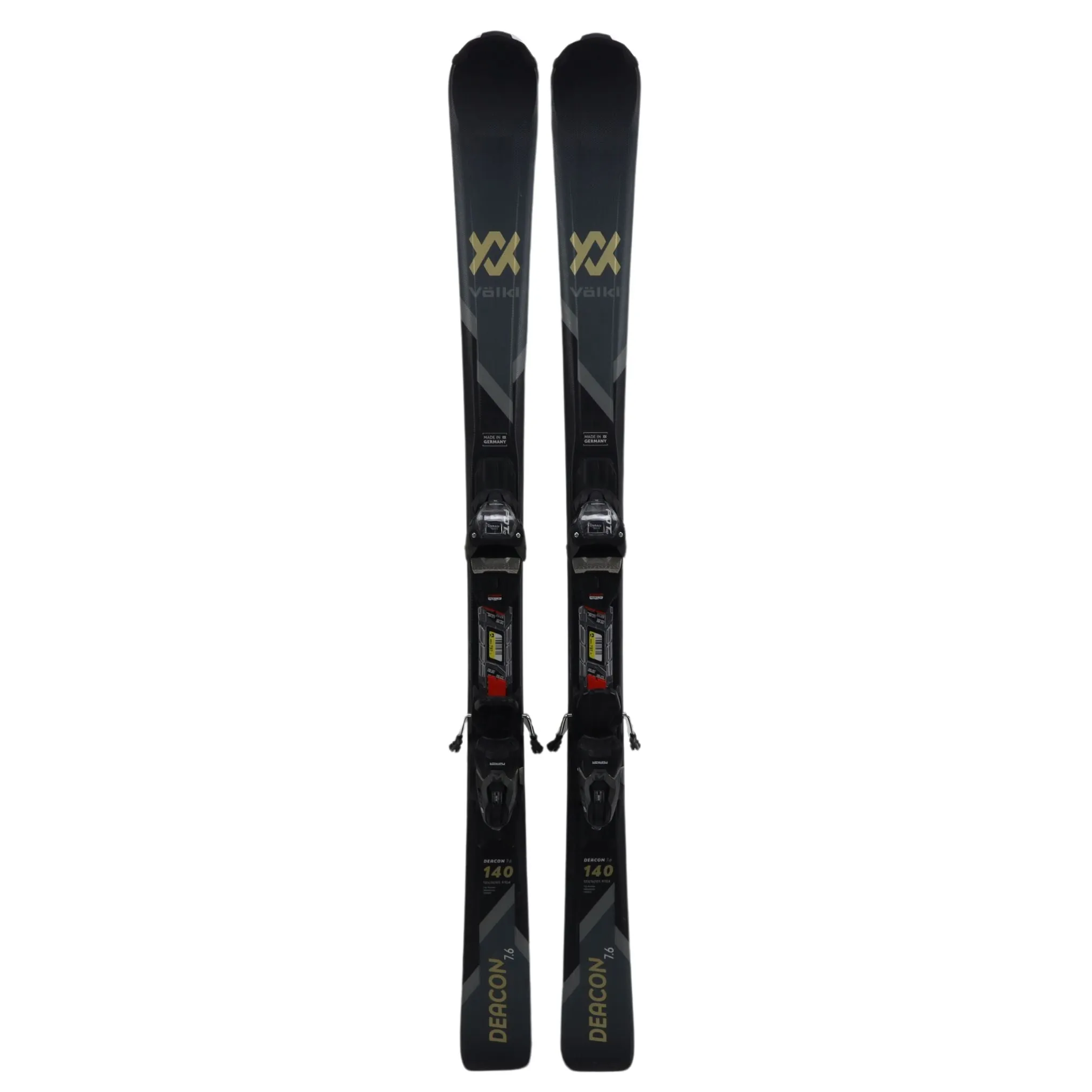 Volkl Deacon 7.6 140cm   FDT10 System Bindings - USED