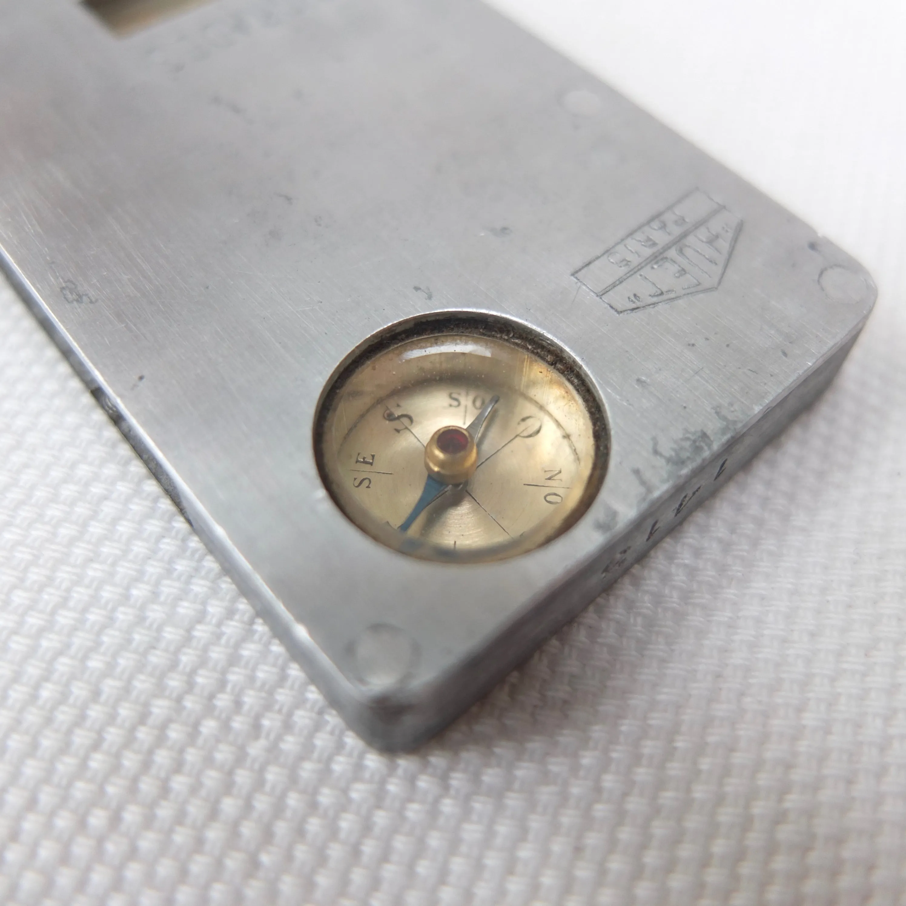 WW1 Huet French Artillery Rangefinder Compass